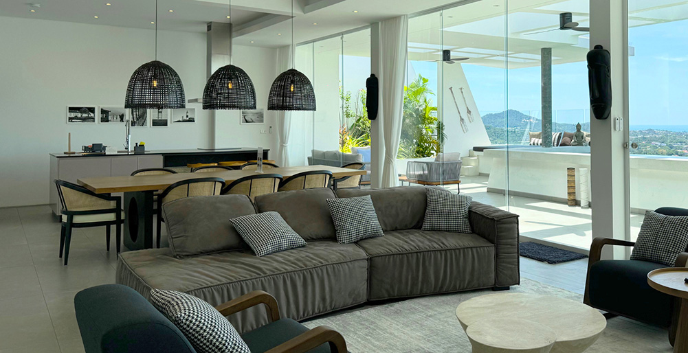 Golden Lotus - The Tranquil Vila - Living and dining area 1